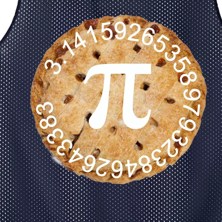 Pi Day Apple Pie 3.14 Cool Numbers Mesh Reversible Basketball Jersey Tank