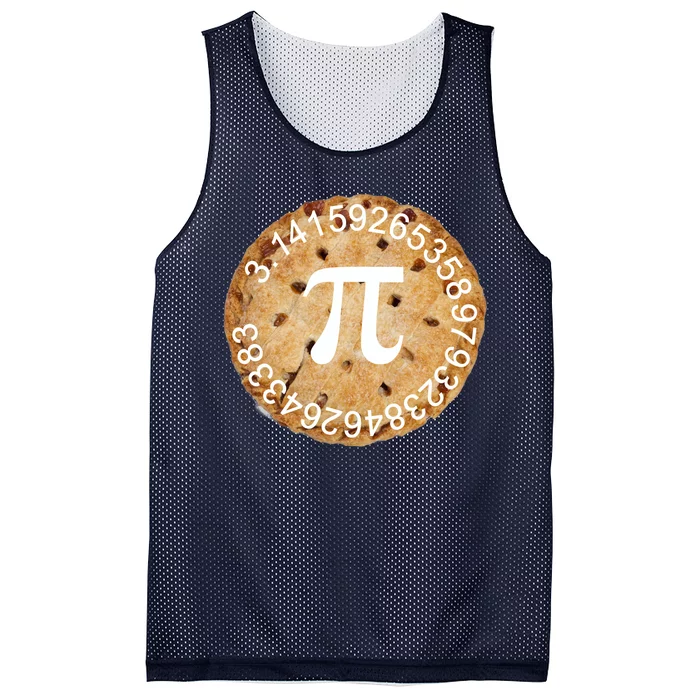 Pi Day Apple Pie 3.14 Cool Numbers Mesh Reversible Basketball Jersey Tank