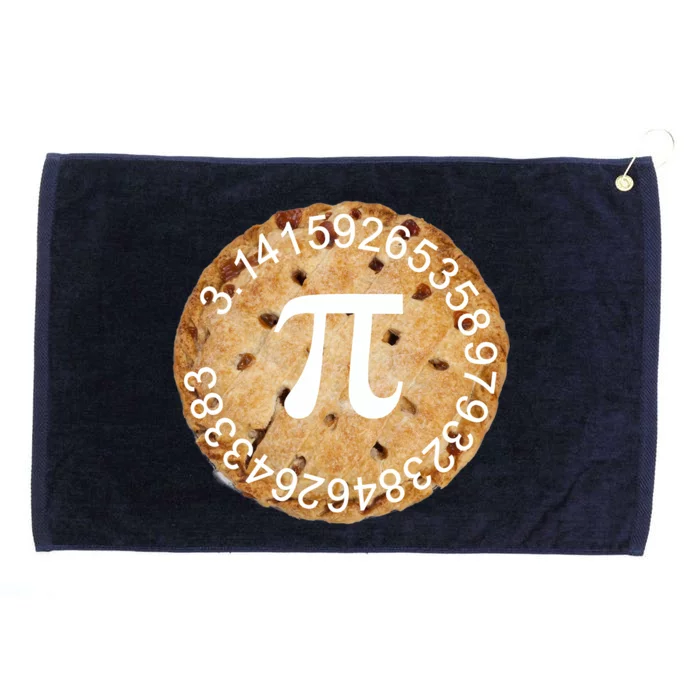 Pi Day Apple Pie 3.14 Cool Numbers Grommeted Golf Towel