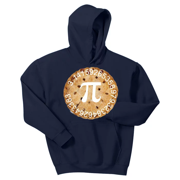 Pi Day Apple Pie 3.14 Cool Numbers Kids Hoodie