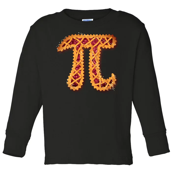 Pi Day Delicious Pie Toddler Long Sleeve Shirt