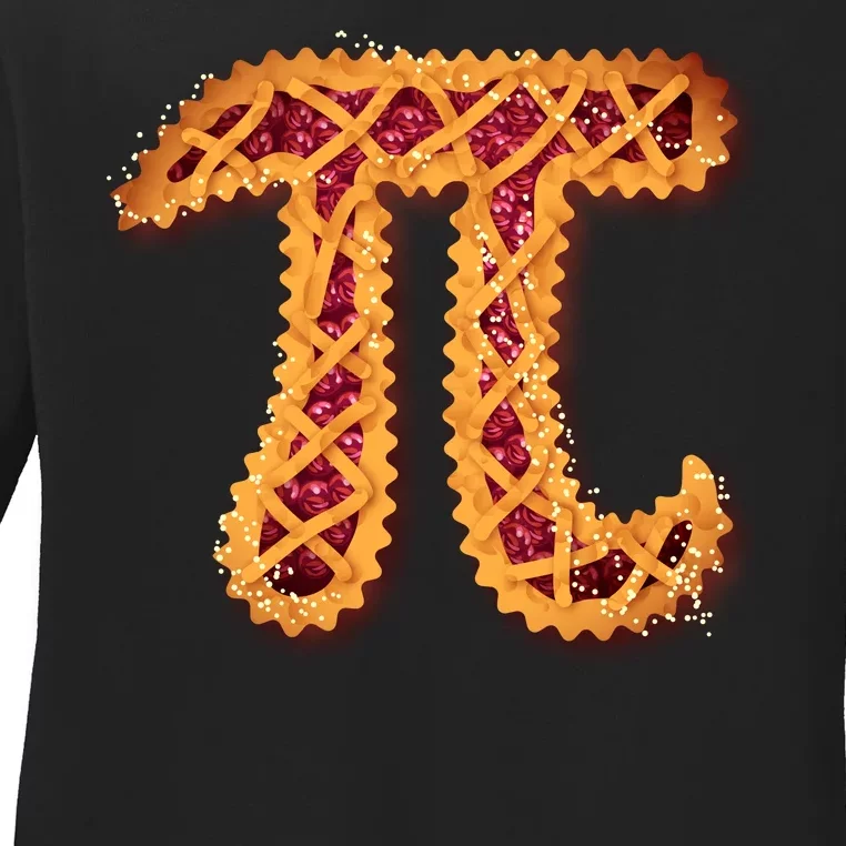 Pi Day Delicious Pie Ladies Long Sleeve Shirt