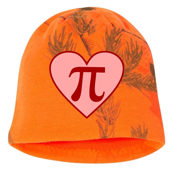 Pi Day Heart Love 3.14 Math Geek March 14th Kati - Camo Knit Beanie