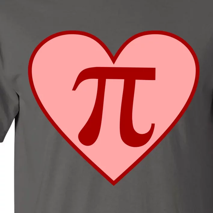 Pi Day Heart Love 3.14 Math Geek March 14th Tall T-Shirt