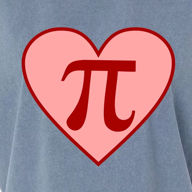 Pi Day Heart Love 3.14 Math Geek March 14th Garment-Dyed Women's Muscle Tee