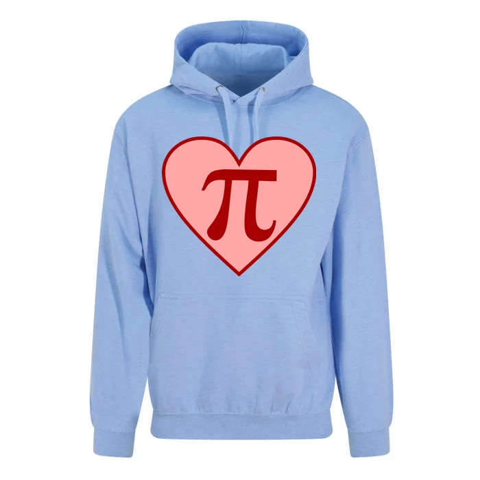 Pi Day Heart Love 3.14 Math Geek March 14th Unisex Surf Hoodie