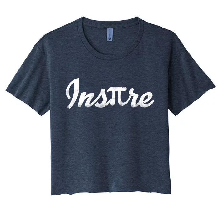 Pi Day InsPIre Women's Crop Top Tee