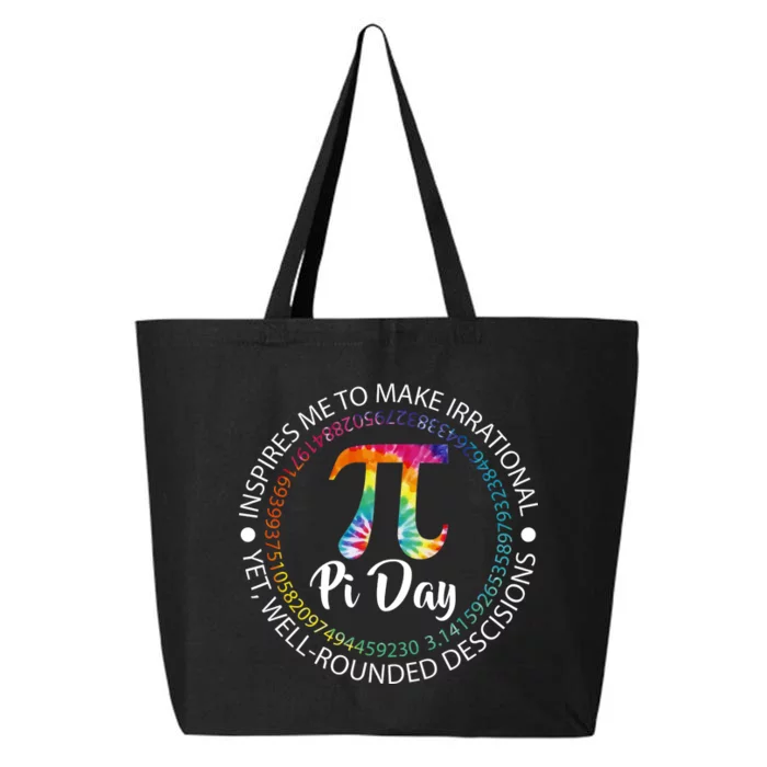 Pi Day Inspired To Make Irrational Choices 25L Jumbo Tote