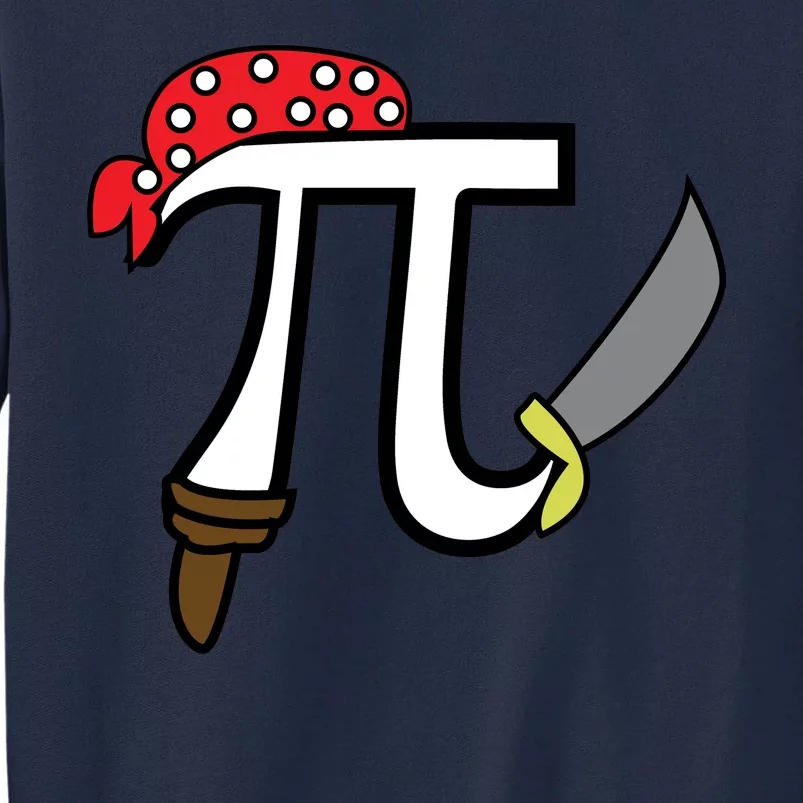 Pi Day Pirate Tall Sweatshirt