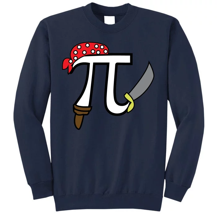 Pi Day Pirate Tall Sweatshirt