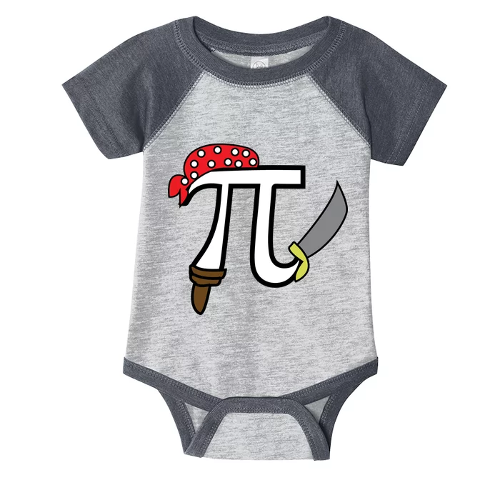 Pi Day Pirate Infant Baby Jersey Bodysuit