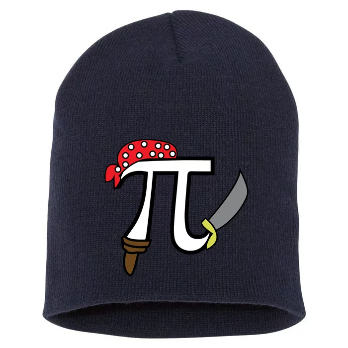 Pi Day Pirate Short Acrylic Beanie