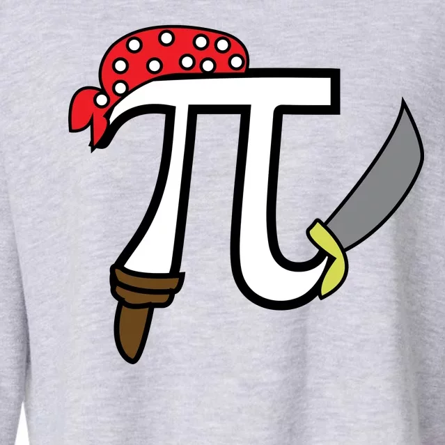 Pi Day Pirate Cropped Pullover Crew