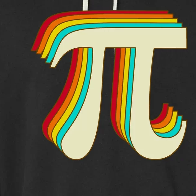 Pi Day Retro Garment-Dyed Fleece Hoodie