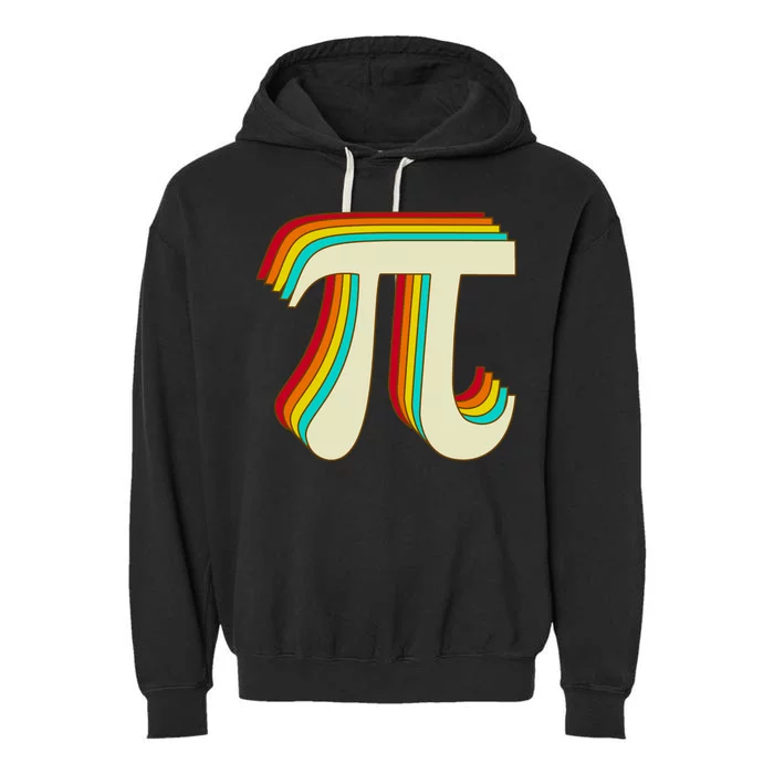 Pi Day Retro Garment-Dyed Fleece Hoodie