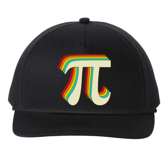 Pi Day Retro Snapback Five-Panel Rope Hat