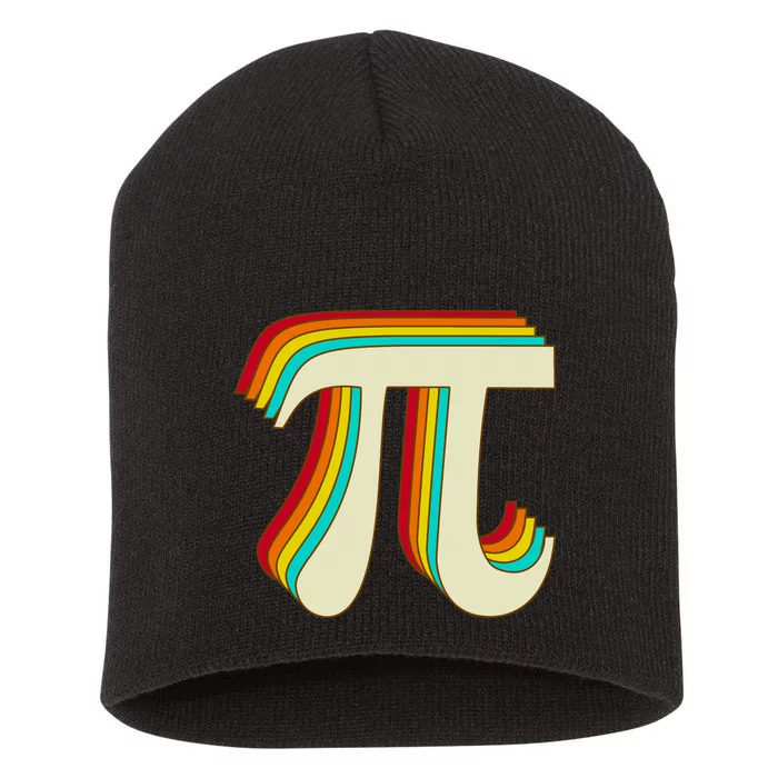 Pi Day Retro Short Acrylic Beanie