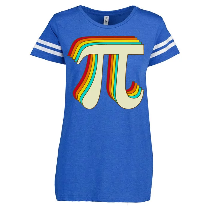 Pi Day Retro Enza Ladies Jersey Football T-Shirt