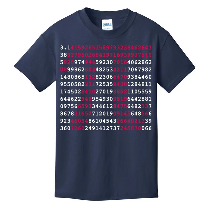 Pi Day Sign Numbers 3.14 Kids T-Shirt