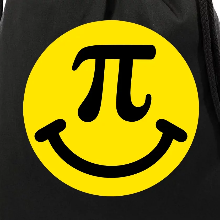 Pi Day Smiley Face 3.14 Math Geek Drawstring Bag