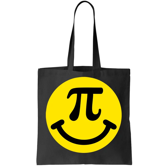 Pi Day Smiley Face 3.14 Math Geek Tote Bag