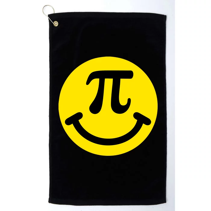 Pi Day Smiley Face 3.14 Math Geek Platinum Collection Golf Towel