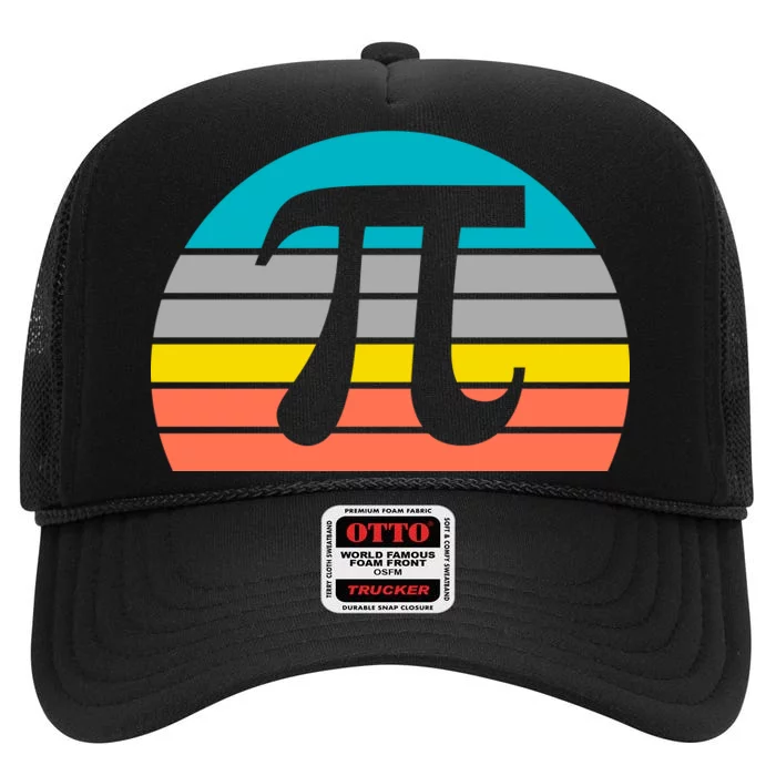 Pi Day Vintage High Crown Mesh Trucker Hat