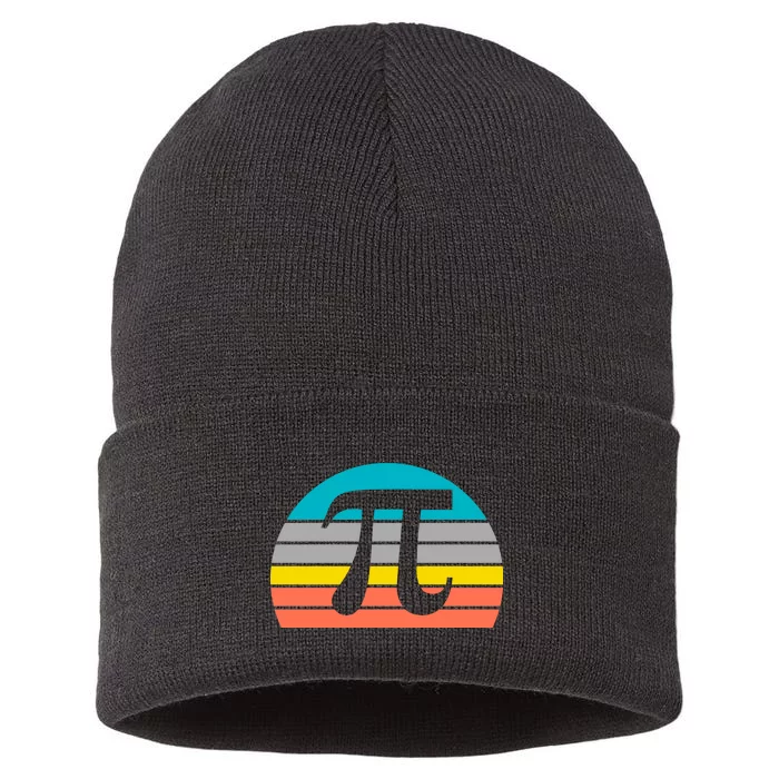 Pi Day Vintage Sustainable Knit Beanie