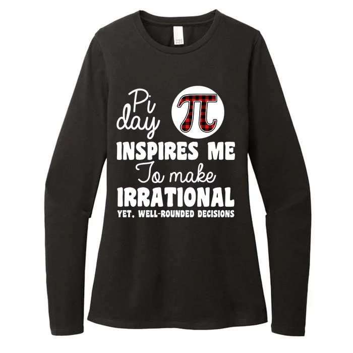 Pi Inspires Me Funny Pi Day 3.14 Womens CVC Long Sleeve Shirt