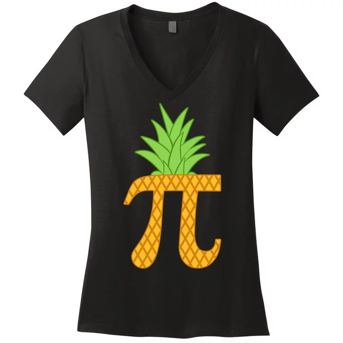 Pi-neapple Women's V-Neck T-Shirt