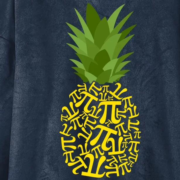 Pi-neapple Pi Day Hooded Wearable Blanket