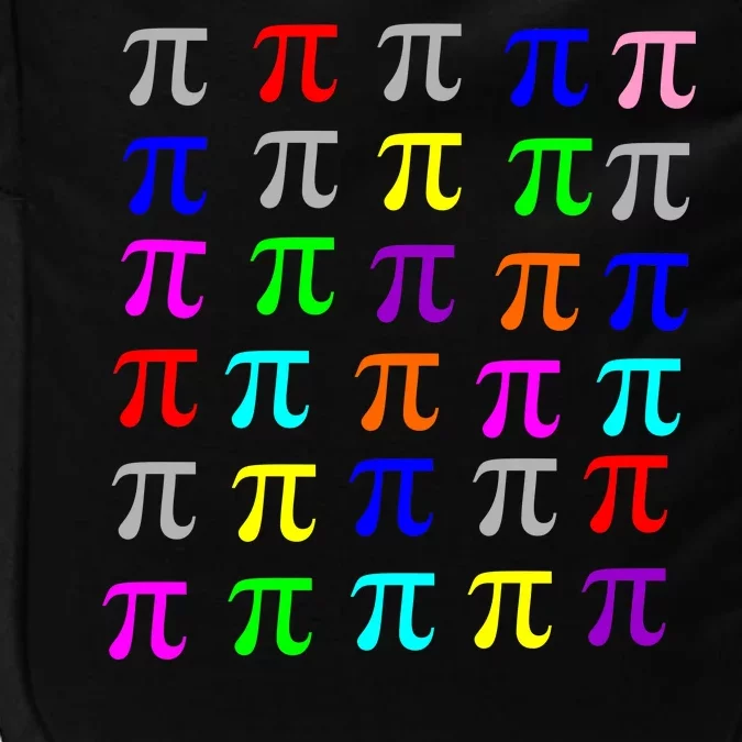 Pi Plaid Rainbow Pride Pi Day Collage Impact Tech Backpack