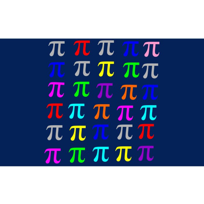 Pi Plaid Rainbow Pride Pi Day Collage Bumper Sticker