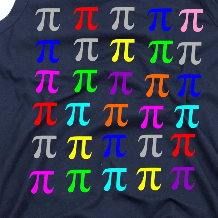 Pi Plaid Rainbow Pride Pi Day Collage Tank Top