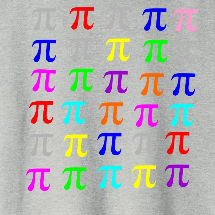 Pi Plaid Rainbow Pride Pi Day Collage Women's Crop Top Tee