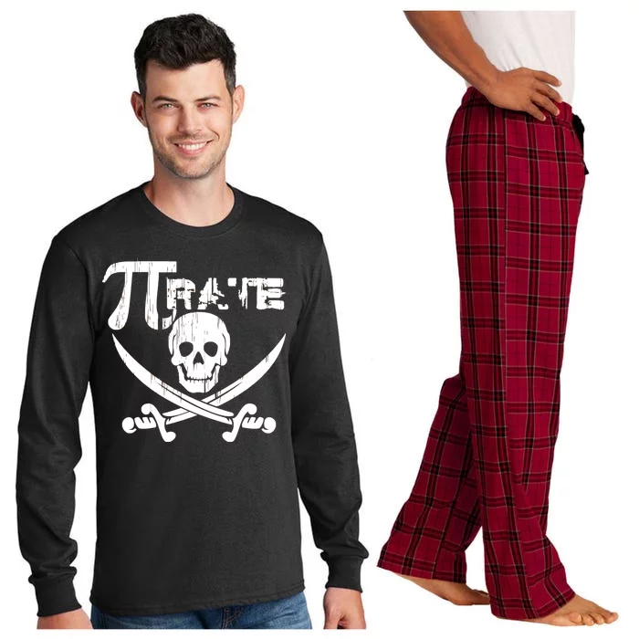 PI Rate Math Skull and Cross Swords Long Sleeve Pajama Set