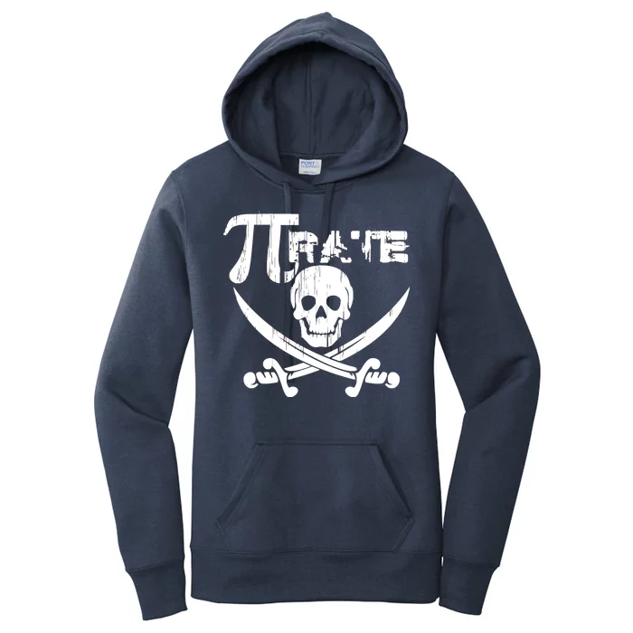 PI Rate Math Skull and Cross Swords Women's Pullover Hoodie