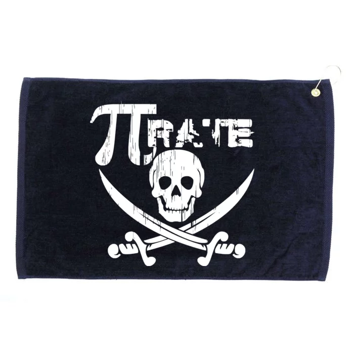 PI Rate Math Skull and Cross Swords Grommeted Golf Towel