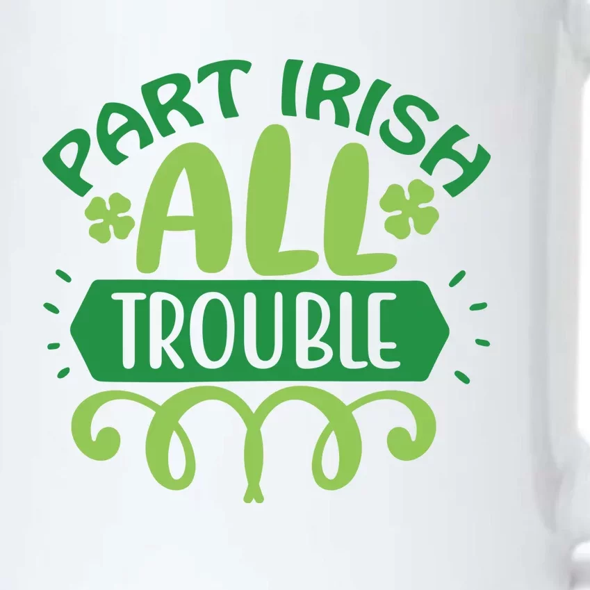 Part Irish All Trouble Black Color Changing Mug