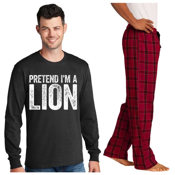 Pretend IM A Lion Matching Costume Long Sleeve Pajama Set