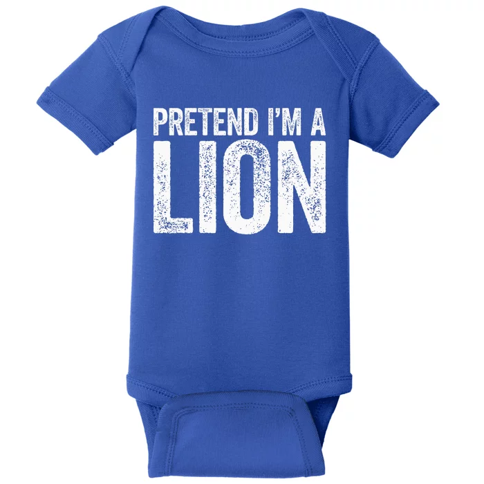 Pretend IM A Lion Matching Costume Baby Bodysuit