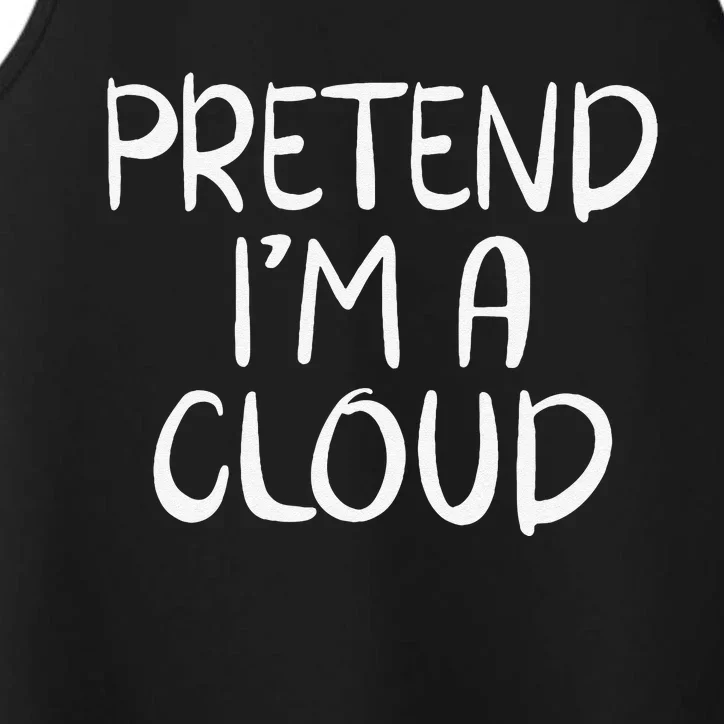 Pretend Im A Cloud Family Lazy Halloween Party Performance Tank