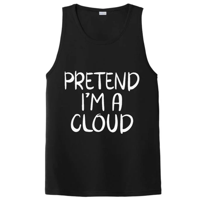 Pretend Im A Cloud Family Lazy Halloween Party Performance Tank