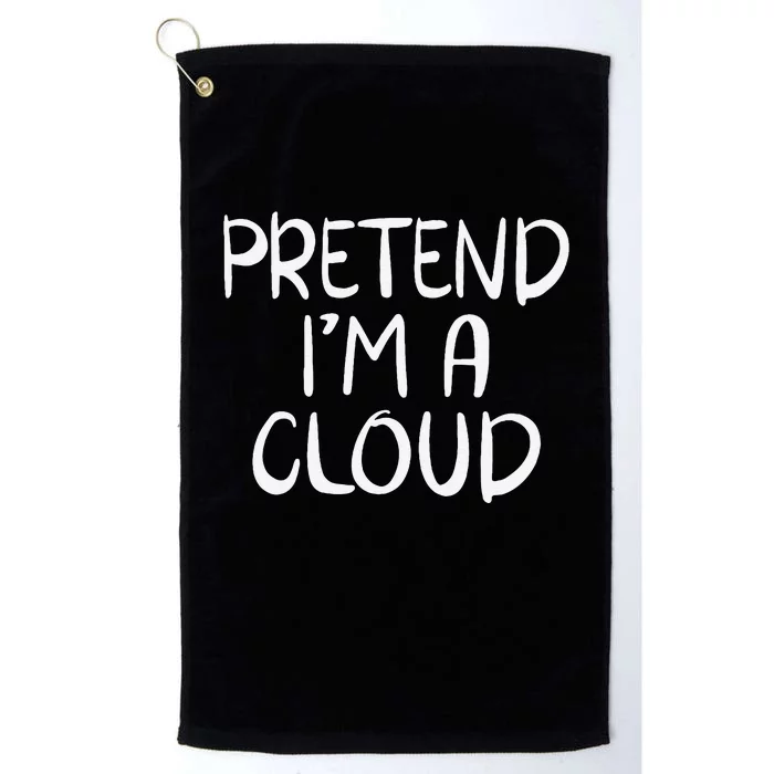 Pretend Im A Cloud Family Lazy Halloween Party Platinum Collection Golf Towel