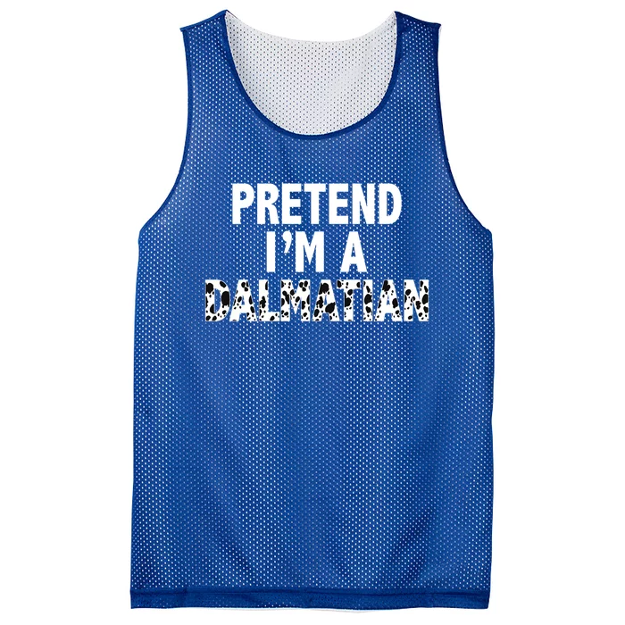 Pretend Im A Dalmatian Costume Funny Halloween Party Meaningful Gift Mesh Reversible Basketball Jersey Tank