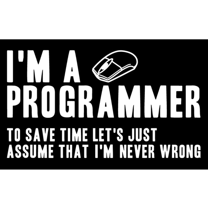 Programmer Is Always Right Software Engineer Programming Gift Bumper Sticker