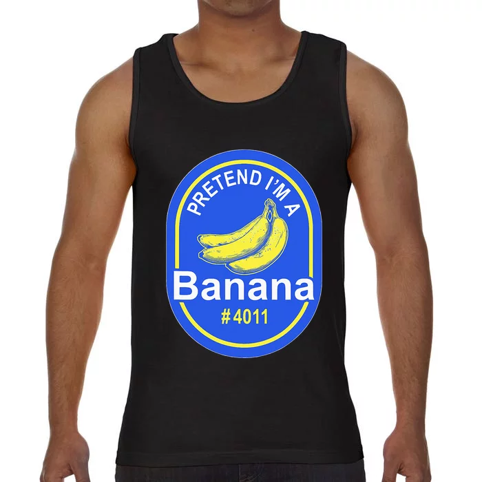 Pretend Im A Banana Lazy Halloween Last Minute Costume Comfort Colors® Tank Top