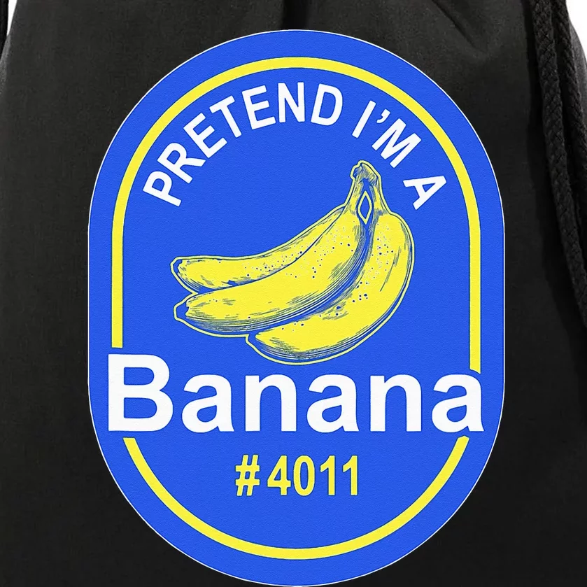 Pretend Im A Banana Lazy Halloween Last Minute Costume Drawstring Bag