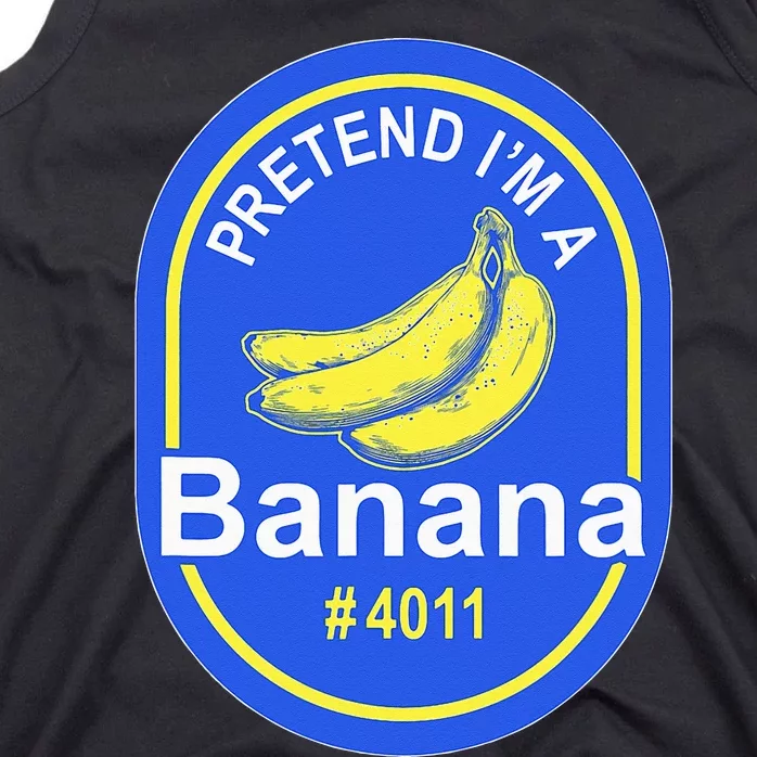 Pretend Im A Banana Lazy Halloween Last Minute Costume Tank Top