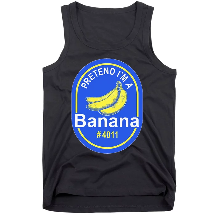 Pretend Im A Banana Lazy Halloween Last Minute Costume Tank Top